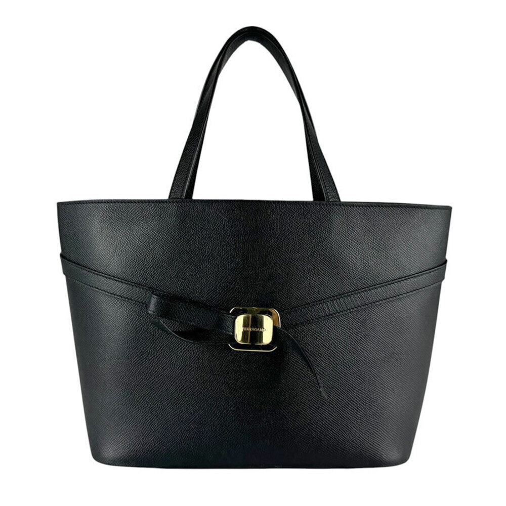 Salvatore Ferragamo 2way Shoulder Bag leather black